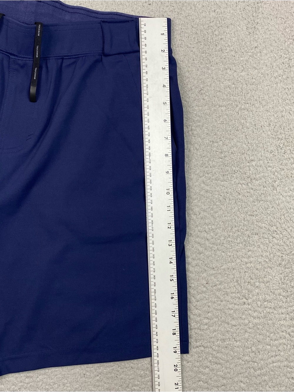 MUNICIPAL Gym Chino Shorts Mens Size L Sport Utility Gear Blue Athletic Workout - Picture 6 of 9